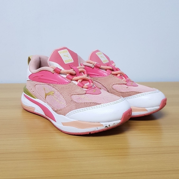 Puma Girls Size 11 RS-Fast‎ Fireworks Little Kids Shoes Sneakers Childrens - Picture 1 of 5